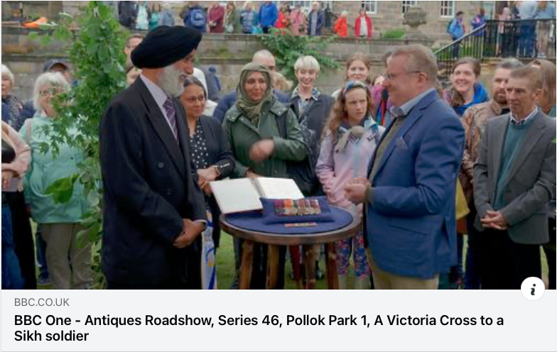 A Victoria Cross to a Sikh Soldier 